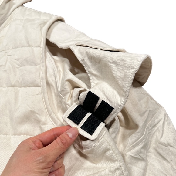 G-Star RAW Research Aitor Throup 3-in-1 Strett TS Parka Coat Cream Mens Medium - Picture 7 of 15